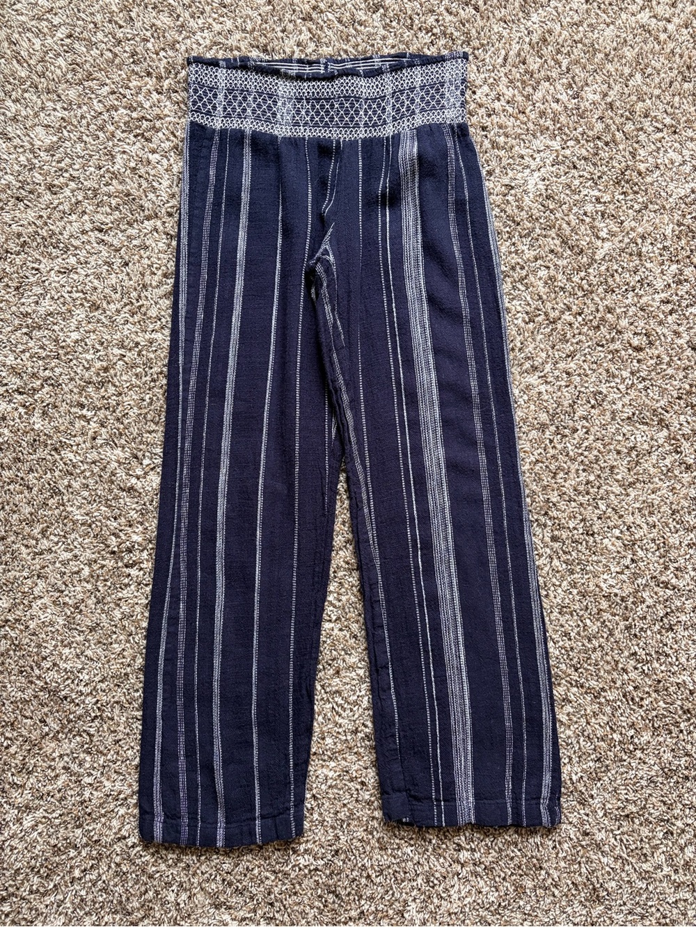 Indigo Rein Linen Blend Wide Leg Pants